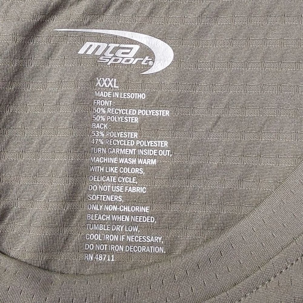 Blocked Short Sleeve T-shirt | MTA | XXX Large - Picture 8 of 11